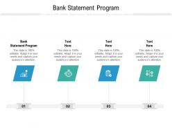 Bank statement program ppt powerpoint presentation summary master slide cpb