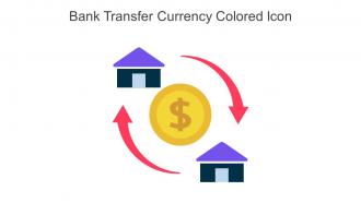 Bank Transfer Currency Colored Icon In Powerpoint Pptx Png And Editable Eps Format