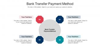 Bank transfer payment method ppt powerpoint presentation inspiration clipart cpb
