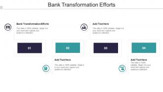Bank Transformation Efforts In Powerpoint And Google Slides Cpb