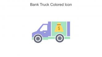 Bank Truck Colored Icon In Powerpoint Pptx Png And Editable Eps Format