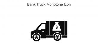 Bank Truck Monotone Icon In Powerpoint Pptx Png And Editable Eps Format