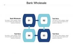 Bank wholesale ppt powerpoint presentation slides styles cpb