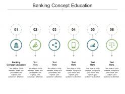 Banking concept education ppt powerpoint presentation summary shapes cpb