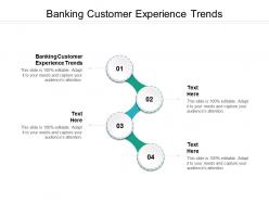 Banking customer experience trends ppt powerpoint presentation show sample cpb