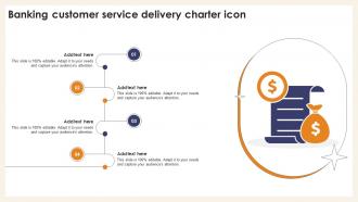 Banking Customer Service Delivery Charter Icon