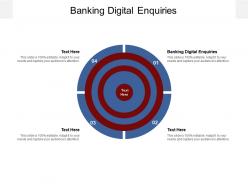 Banking digital enquiries ppt powerpoint presentation infographic template styles cpb