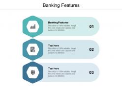 Banking features ppt powerpoint presentation inspiration tips cpb