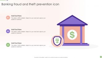 Banking Fraud And Theft Prevention Icon