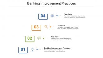 Banking improvement practices ppt powerpoint presentation model ideas cpb