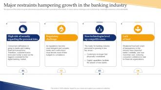 Banking Industry Business Plan Major Restraints Hampering Growth In The Banking Industry BP SS
