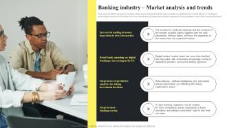 Banking Industry Market Analysis And Trends Banking Start Up B Plan BP SS