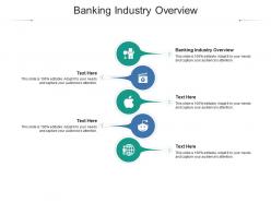 Banking industry overview ppt powerpoint presentation show clipart images cpb