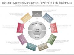 Banking investment management powerpoint slide background