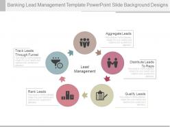 Banking lead management template powerpoint slide background designs