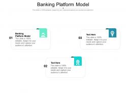 Banking platform model ppt powerpoint presentation slides topics cpb
