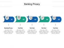 Banking privacy ppt powerpoint presentation infographics slide download cpb