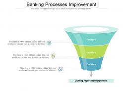 Banking processes improvement ppt powerpoint presentation summary guidelines cpb