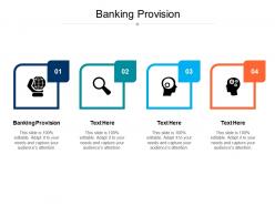 Banking provision ppt powerpoint presentation inspiration master slide cpb