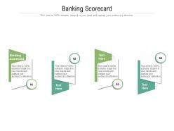 Banking scorecard ppt powerpoint presentation professional mockup cpb