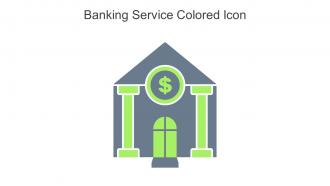 Banking Service Colored Icon In Powerpoint Pptx Png And Editable Eps Format