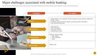 Banking Solutions For Improving Customer Major Challenges Associated With Mobile Banking Fin SS V