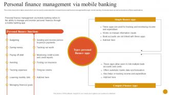Banking Solutions For Improving Customer Personal Finance Management Via Mobile Banking Fin SS V