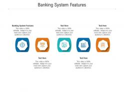 Banking system features ppt powerpoint presentation gallery samples cpb