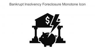 Bankrupt Insolvency Foreclosure Monotone Icon In Powerpoint Pptx Png And Editable Eps Format