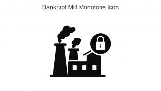 Bankrupt Mill Monotone Icon In Powerpoint Pptx Png And Editable Eps Format