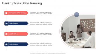 Bankruptcies State Ranking In Powerpoint And Google Slides Cpb