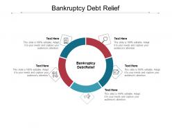 Bankruptcy debt relief ppt powerpoint presentation icon format cpb
