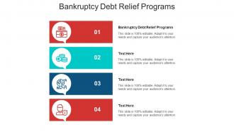 Bankruptcy debt relief programs ppt powerpoint presentation introduction cpb