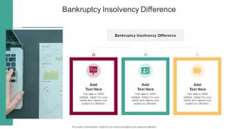 Bankruptcy Insolvency Difference In Powerpoint And Google Slides Cpb