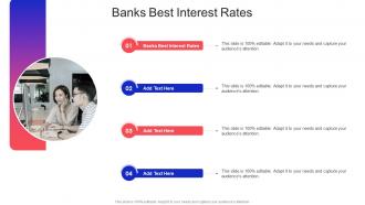 Banks Best Interest Rates In Powerpoint And Google Slides Cpb