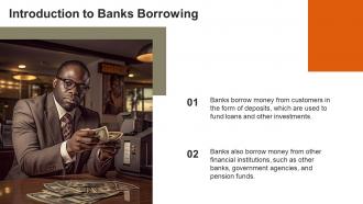 Banks Borrowing Powerpoint Presentation And Google Slides ICP Template Attractive
