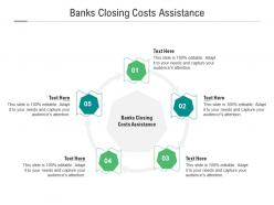 Banks closing costs assistance ppt powerpoint presentation pictures layout cpb