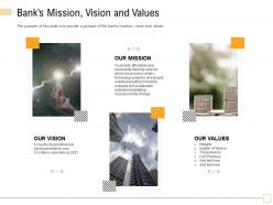 Banks mission vision and values practices m1780 ppt powerpoint presentation summary information