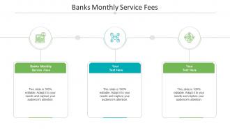 Banks monthly service fees ppt powerpoint presentation deck cpb