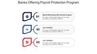Banks offering payroll protection program ppt powerpoint presentation pictures deck cpb