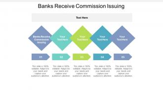 Banks receive commission issuing ppt powerpoint presentation show brochure cpb