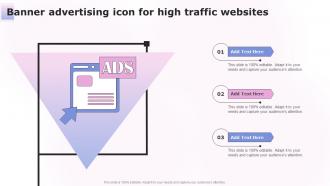 Banner Advertising Icon For High Traffic Websites