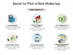 Banner For Pitch Of Bank Mobile App