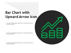 Bar Chart With Upward Arrow Icon