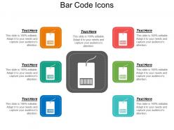 Bar code icons