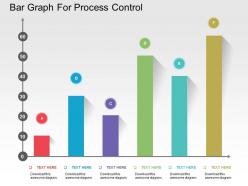 Bar Graph For Process Control Flat Powerpoint Design