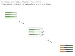 Bar graph infographics for data chart powerpoint slides