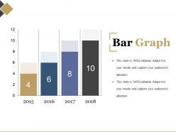 Bar graph powerpoint slide background designs
