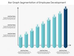 Bar graph segmentation of employee development
