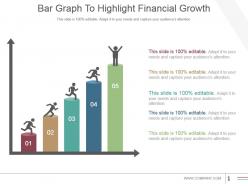 Bar graph to highlight financial growth good ppt example